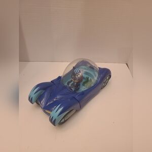 PJ Masks Cat Car  And Catboy Figure Deluxe Lights Sounds Works!, some wear